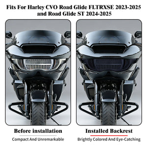 Protection de phare fumée pour Harley-Davidson CVO Road Glide - vue 2