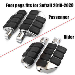 Repose-pieds avant/arrière pour Harley-Davidson Softail Fat Bob, Breakout, Street Bob, Low Rider et Sport Glide FLS 2018-2020 – photo 1/10