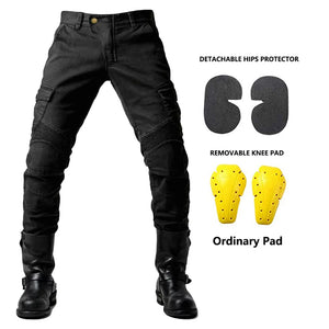 Pantalon Moto Homme Noir Protections Amovibles Toutes Saisons - vue 10
