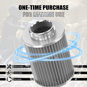 Filtre à Huile Réutilisable Inox pour Harley Street Glide, Road Glide, Road King, Street Bob – photo 4/7