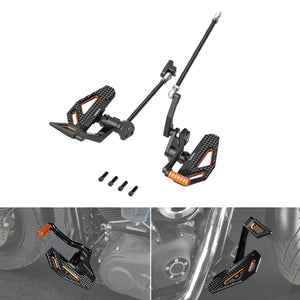 Kit commandes avancées NICECNC avec repose-pieds, frein et sélecteur pour Harley-Davidson Dyna 2000-2017 – photo 8/9