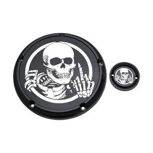 Cache derby et cache de distribution pour Harley Touring - vue 12