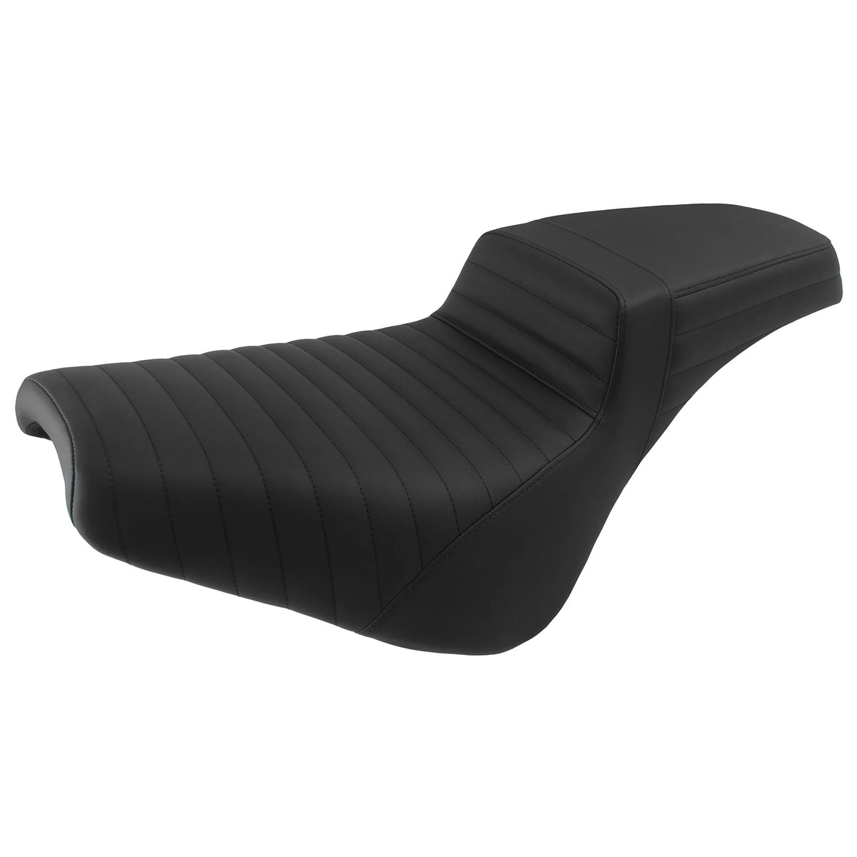 Selle biplace confort noire pour Harley-Davidson Softail Street Bob (2018-2025)