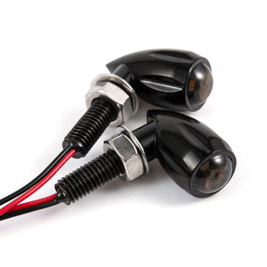 Mini clignotants LED bullet pour Harley Dyna Softail Sportster - vue 2
