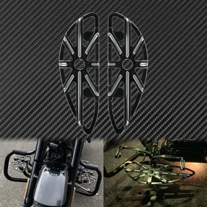 Kit marchepieds avant et repose-pieds arrière pour Harley-Davidson Touring, Electra Glide, Street Glide, Dyna et Softail FL – photo 8/11