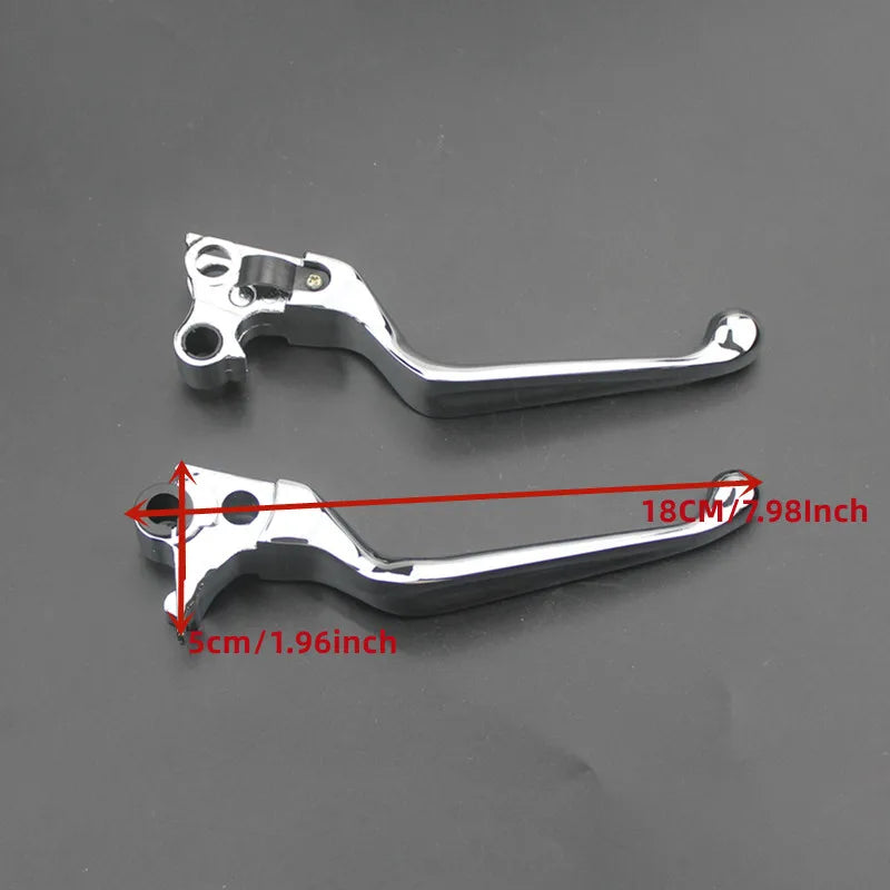 Leviers de frein et d'embrayage pour Harley Sportster, Dyna, Softail - vue 2