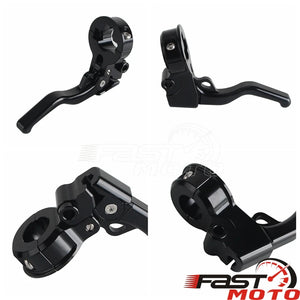 Levier d'embrayage chromé en aluminium pour moto Harley-Davidson Dyna - vue 2