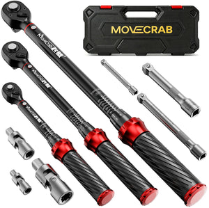 Kit de Clés Dynamométriques Mécaniques Premium 9 Pièces 5-224 N.m - Moto, Vélo & Auto – photo 1/9