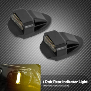 Feux Arrière LED Homologués E (Clignotant/Stop/Position) - Harley-Davidson Nightster 975 2021-2023 – photo 7/8