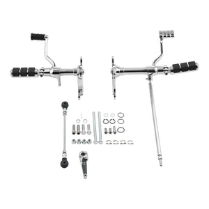 Repose-pieds de commandes avancées en acier et aluminium pour Harley-Davidson Sportster 883 XLH883, 1200 Sport XL1200S, Custom XL1200C 1991-2003 – photo 7/7