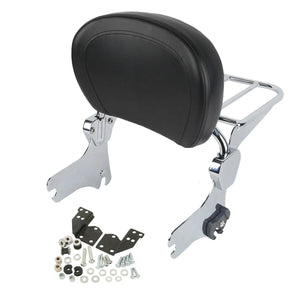 Dossier sissy-bar amovible avec porte-bagages pour Harley Touring - vue 9