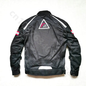 Blouson moto homme respirant, protections amovibles - vue 4