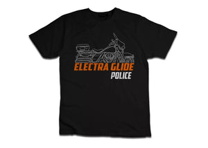 T-shirt moto Electra Glide Police - vue 1