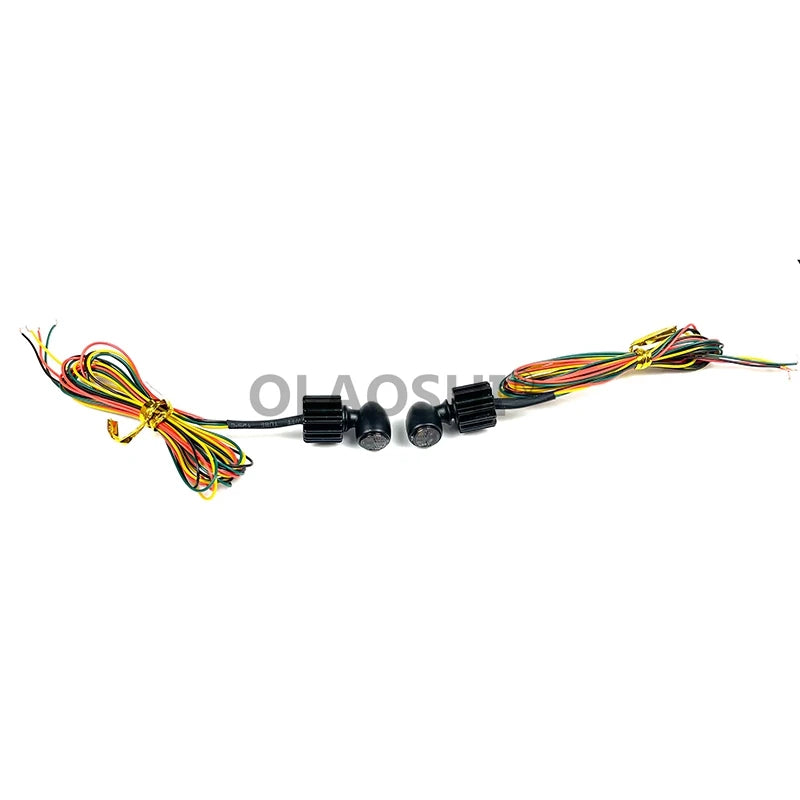 Petit clignotant LED noir format compact pour moto et dirt bike - vue 2