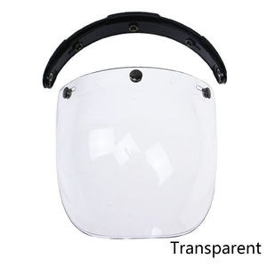 Visière Bulle pour Casque Jet - Fixation 3 Boutons, Style Vintage - vue 8