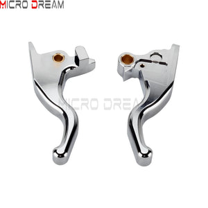 Leviers de frein et d'embrayage courts pour Harley Softail 2015-2024 - vue 5