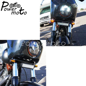 Clignotants LED de fourche 41 mm pour Harley - vue 6