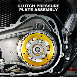 Plateau de Pression d'Embrayage Aluminium CNC - Harley-Davidson Road King, Road Glide, Street Glide, Tri Glide 2017-2022 – photo 3/8