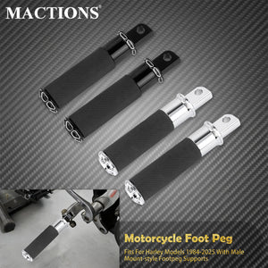 Repose-pieds Passager Arrière (Male Mount) - Harley-Davidson Dyna, Sportster, Softail, Touring – photo 1/8