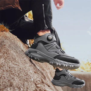 Bottines motard cuir - vue 2
