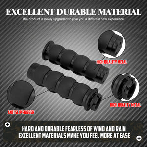 Poignées de guidon 25mm (1 pouce) en aluminium pour Harley-Davidson Touring, Softail, Sportster, Dyna – photo 6/18