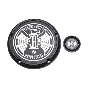 Cache derby et cache de distribution pour Harley Touring - vue 8