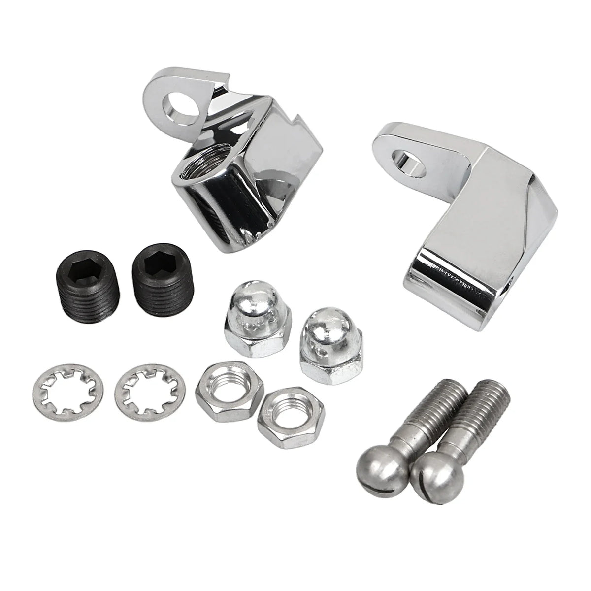 Supports de clignotants avant pour Harley Softail Dyna Sportster - vue 2