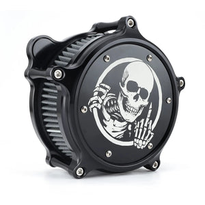 Kit filtre à air tête de mort pour Harley - vue 5
