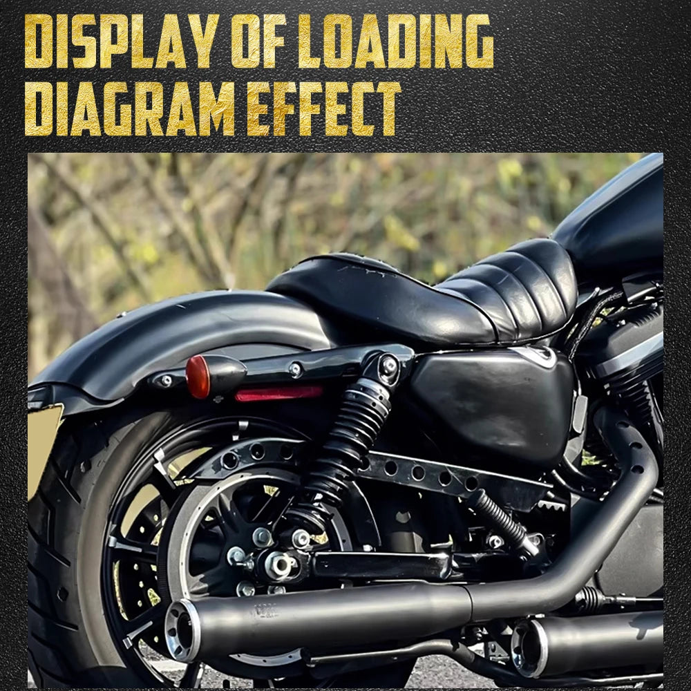 Support de Garde-Boue Arrière pour Clignotants - Harley-Davidson Sportster XL 2004-2022 – photo 2/7