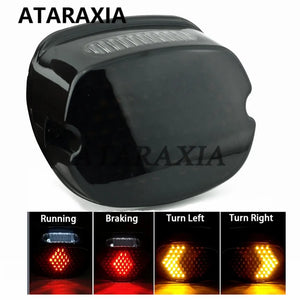 Feu arrière LED vintage rond noir style bobtail pour Harley-Davidson - vue 16