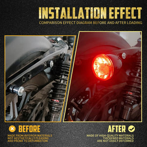 Clignotants arrière LED avec feu stop et veilleuse pour Harley-Davidson Sportster XL 883, 1200, Iron, Roadster, Super Low 1992-2022 – photo 5/12