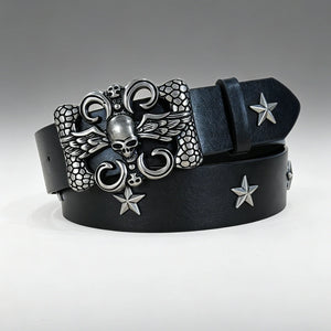 Ceinture simili cuir style rétro bohème rock - vue 3
