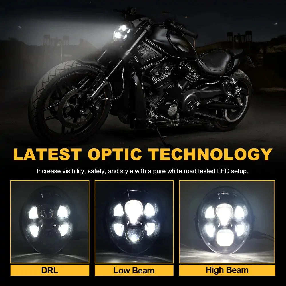 Phare LED pour Harley V-Rod - vue 2