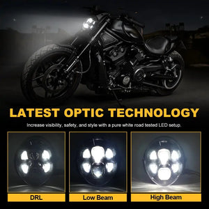 Phare LED pour Harley V-Rod - vue 2