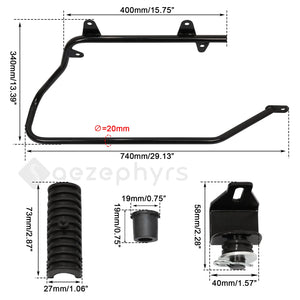 Kit de Supports de Conversion pour Sacoches Rigides Harley Softail 1984-2017 - vue 4