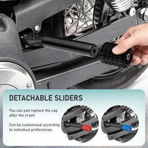 Barre de Protection avec Repose-Pieds Passager (Crash Bar) - Harley-Davidson Dyna 2006-Up – photo 6/7