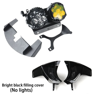 Kit de phares LED noirs pour Harley Road Glide - vue 8