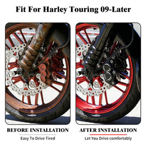 Kit Étriers de Frein Avant Gauche/Droite en Aluminium - Harley-Davidson Touring 2009 et plus récent – photo 2/8