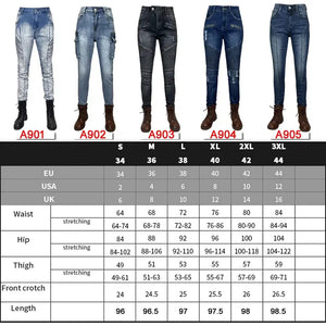Jean moto femme bleu renforcé anti-abrasion - vue 6