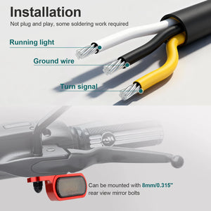 Clignotants avant LED mini format avec feu de jour pour Harley-Davidson Touring 2009-2017 et Softail 2015-2024 – photo 4/12