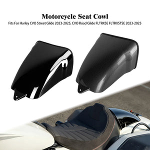 Coque de selle passager noire pour Harley-Davidson Touring - vue 1