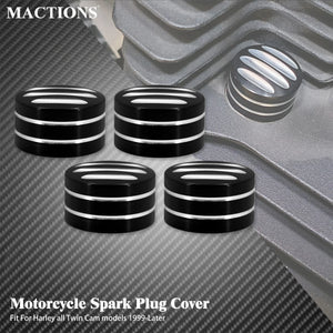 Caches de vis de culasse pour Harley Twin Cam - vue 1