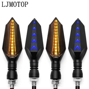 Clignotants LED à défilement séquentiel pour moto, feux de position ambrés - vue 10