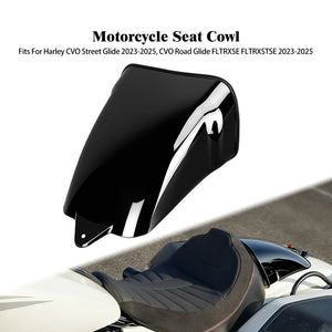 Coque de selle passager noire pour Harley-Davidson Touring - vue 7