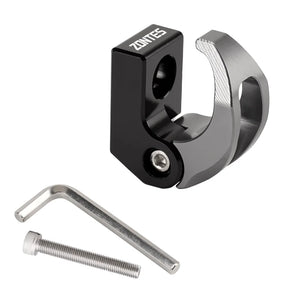 Crochet moto pliable en aluminium Chekis pour Zontes 350/310 - pompe et rangement casque - vue 11