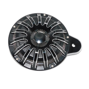 Cache de klaxon noir et chrome pour Harley-Davidson Big Twin 1991-2017 et Sportster XL - vue 7