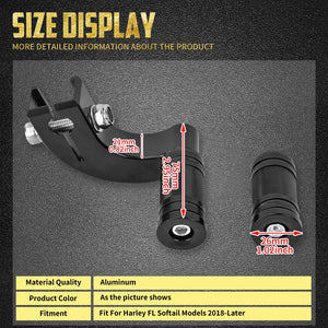 Levier de Sélecteur Talon-Pointe avec Cale-Pied - Harley-Davidson Softail (Commandes Centrales) 2018 et plus récent – photo 6/17