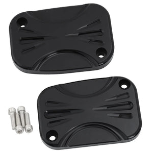 Cache de maître-cylindre aluminium pour Harley Touring - vue 6