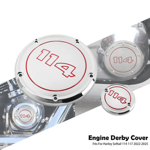 Derby cover et couvercle de distribution 114 pour Harley Softail - vue 6