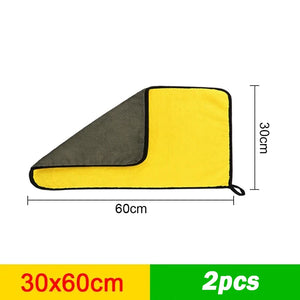Serviettes de Nettoyage Microfibre Double Face (Lot de 1, 2 ou 6) - Auto/Moto – photo 11/12